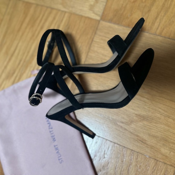 STUART WEITZMAN Sandals
Crystal Studded Ankle Strap Sandals - Picture 4 of 6